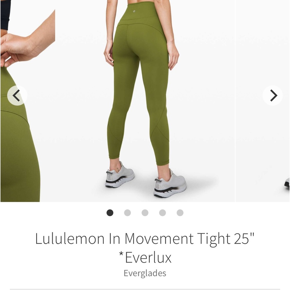 Lululemon Athletica In Movement Tight 25” - Everglades